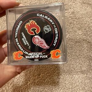 Calgary Flames Official Warm-Up Puck